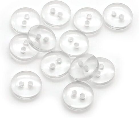 1000 Pieces Resin Buttons 2 Holes Sewing Flatback Button Round Craft Buttons for Sewing, Scrapbooking, DIY Project Sewing Buttons(10mm) in Saudi Arabia