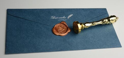 MNYR Vintage Compass Orientation Star Wax Seal Stamp Ocean Sail Wedding Invitations Wax Stamp Red Brass Metal Handle Set Card Snail Mail Gift Wrap Wine Package Christmas Gift Idea Wax Seal Stamp Set in Saudi Arabia
