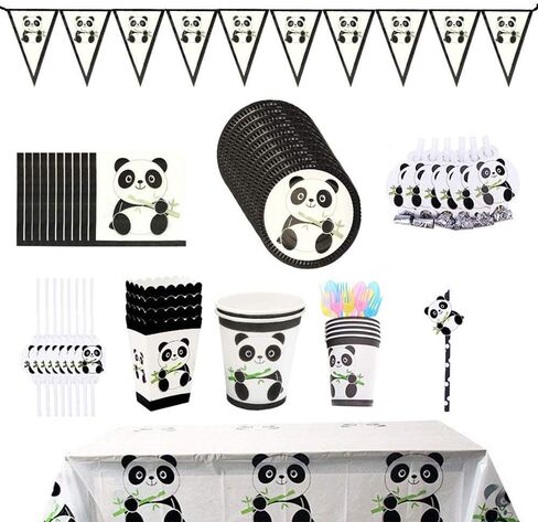 Mermaid Party Supplies，97pcs Mermaid Themed Birthday Party Decorations for 24 Guests, Includes Mermaid Plates and Napkins Forks Tablecloth for Girls Baby Shower Ocean Party Wedding in Saudi Arabia