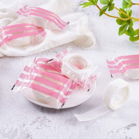 DAIKOYE 2600 قطعة (26 لفة) نقطة صمغ شفافة بالون غراء نقاط لاصقة قابلة للإزالة نقاط مزدوجة الجوانب من شريط لاصق لسجل القصاصات، والحفلات، والزفاف، وتزيين البالونات in Kuwait