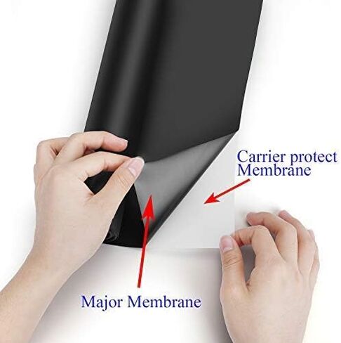 فينيل أسود بنقل حراري 12 بوصة × 5 بوصة بالكي على الفينيل الأسود HTV الفينيل لآلات تي شيرت القطاعات الحرفية 12 بوصة في 5 أقدام in Kuwait