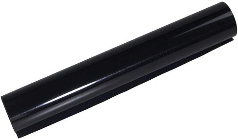 فينيل أسود بنقل حراري 12 بوصة × 5 بوصة بالكي على الفينيل الأسود HTV الفينيل لآلات تي شيرت القطاعات الحرفية 12 بوصة في 5 أقدام in Kuwait