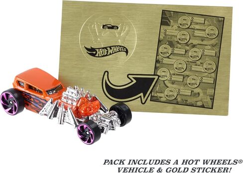 Hot Wheels Rewards Car Pack of 10 Individually Wrapped 1:64 Scale Die-Cast Vehicles in Opaque Bags with Gold Stickers, Rewards or Prizes for Kids 3 Years Old & Up in Saudi Arabia