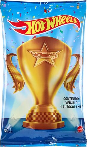Hot Wheels Rewards Car Pack of 10 Individually Wrapped 1:64 Scale Die-Cast Vehicles in Opaque Bags with Gold Stickers, Rewards or Prizes for Kids 3 Years Old & Up in Saudi Arabia