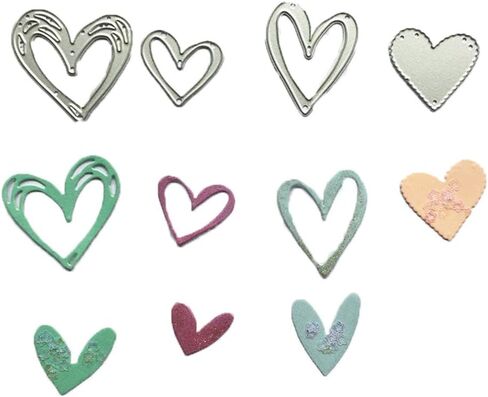 3Pcs/Pack Stamps Frame Metal Cutting Dies for Card Making and Scrapbooking Background Die Cuts Birthday Christmas Craft Dies in Saudi Arabia