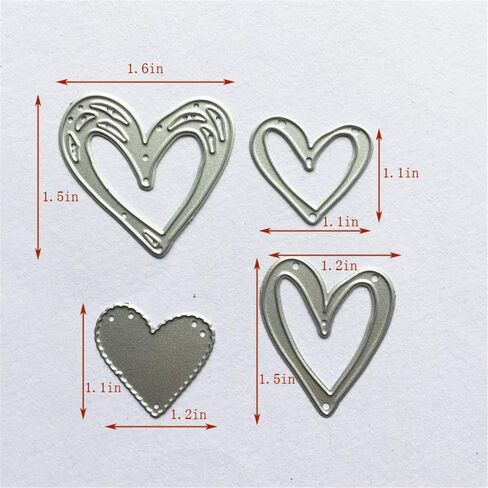 3Pcs/Pack Stamps Frame Metal Cutting Dies for Card Making and Scrapbooking Background Die Cuts Birthday Christmas Craft Dies in Saudi Arabia