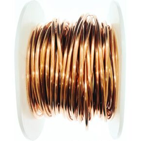 Soft Copper Wire, 10.5 OZ Spool Pure Copper Wire, Jewelry Making Wire Craft Wire (Copper, 12Gauge)