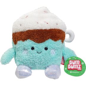 BumBumz 7.5" Hot Chocolate Hallie Christmas Stuffed Animal - Bean Bag Plush- HolidayBumz Plushie with Collectible Sticker - Squishy Soft Sensory Toy - Gift for Kids, Girls & Boys - Officially Licensed