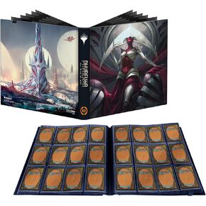 الترا برو - ماجيك: ذا جاذرينغ فيركسيا 12 جيب برو بيندر (إلش) - حماية البطاقات القابلة للتحصيل، بطاقات التداول، والبطاقات الرياضية، جيوب تحميل جانبية، يحمي ويخزن ما يصل إلى 480 بطاقة بحجم قياسي in Kuwait