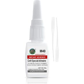 غراء فني من Weglau، غراء للحرف اليدوية، لاصق قوي على الفور لربط الألعاب، إلكتروني، قماش، خشب، جلد، حرفية، يشم، زجاج، ورق 20 جم in Kuwait