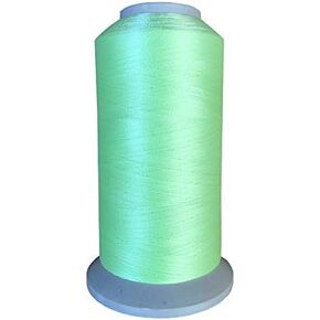 خيط تطريز يتوهج في الظلام يام بطول 3000 ياردة/2700 متر (اخضر) in Kuwait