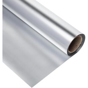 LWFyyds Metallic Wrapping Paper - Solid Color Matte Paper Perfect for Wedding, Birthday,Flowers,Christmas, Baby Shower - 22.8 Inches X 44.6 Feet - Brown