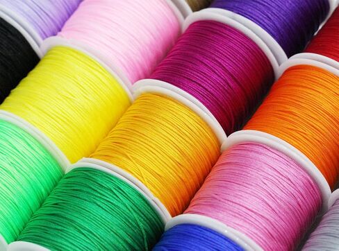 1000Yards Nylon String for Bracelets, BetterJonny 20 Rolls 0.8mm Chinese Knotting Cord Nylon Beading String Thread for Kumihimo Macrame Jewelry Making Friendship Bracelets, 20 Colors in Saudi Arabia