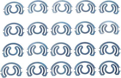 ماكينة خياطة الغرز المتشابكة الصناعية من Hicello علبة بكرة من صفائح الفولاذ/صفائح زنبركية، BC-DB1-NBL، 21 مم، 20 قطعة/المجموعة، مناسبة لسلسلة Juki 8700 in Kuwait