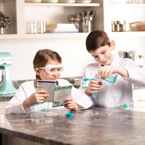 Melissa & Doug Scientist Role Play Costume Set (X pcs) - Lab Coat, Goggles, 6 Experiments in Saudi Arabia