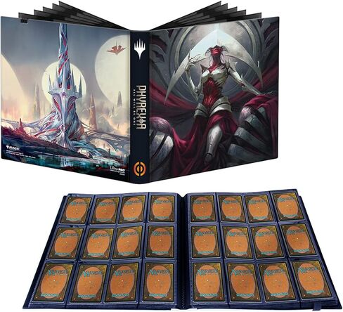 الترا برو - ماجيك: ذا جاذرينغ فيركسيا 12 جيب برو بيندر (إلش) - حماية البطاقات القابلة للتحصيل، بطاقات التداول، والبطاقات الرياضية، جيوب تحميل جانبية، يحمي ويخزن ما يصل إلى 480 بطاقة بحجم قياسي in Kuwait