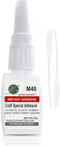 غراء فني من Weglau، غراء للحرف اليدوية، لاصق قوي على الفور لربط الألعاب، إلكتروني، قماش، خشب، جلد، حرفية، يشم، زجاج، ورق 20 جم in Kuwait