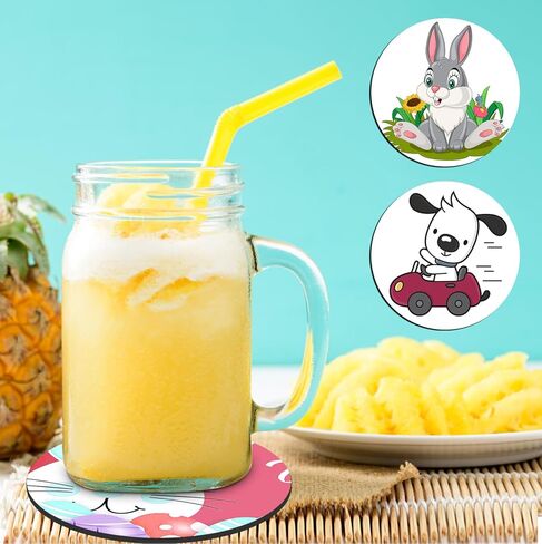 قواعد اكواب فارغة فارغة من هيمومو مكونة من 50 قطعة من 5 انماط مربعة الشكل بتصميم دائري للتسامي الحراري والحرف اليدوية والنقل الحراري والمكتب in Kuwait