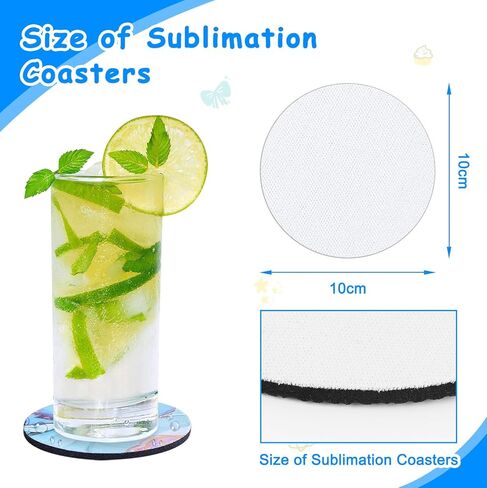 قواعد اكواب فارغة فارغة من هيمومو مكونة من 50 قطعة من 5 انماط مربعة الشكل بتصميم دائري للتسامي الحراري والحرف اليدوية والنقل الحراري والمكتب in Kuwait