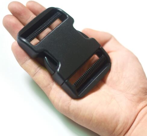Quick Side Release Buckle for 2inch/50mm Webbing Straps, Plastic Buckles Clips Adjustable Backpack Replacement (1.5inch black) in Kuwait
