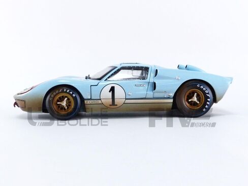 1966 Ford GT-40 MK 2 Gulf Blue Dirty Version #1 1/18 by Shelby Collectibles 405 in Saudi Arabia