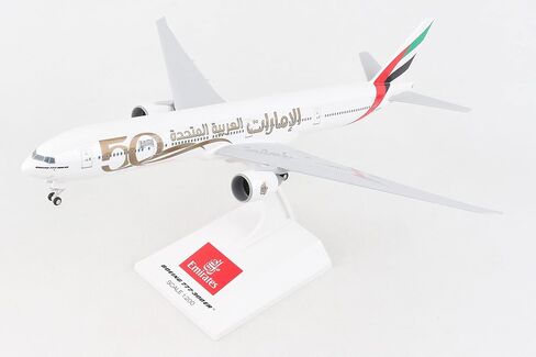 Daron SkyMarks Emirates 777-300ER 1/200 w/Gear 50th Anniversary SKR1099 in Saudi Arabia