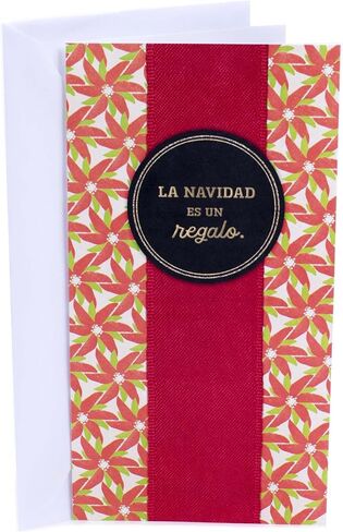 Hallmark Vida Pack of 6 Spanish Christmas Cards with Stickers, Tarjeta Navideñas Españolas (Felices Fiestas) in Kuwait