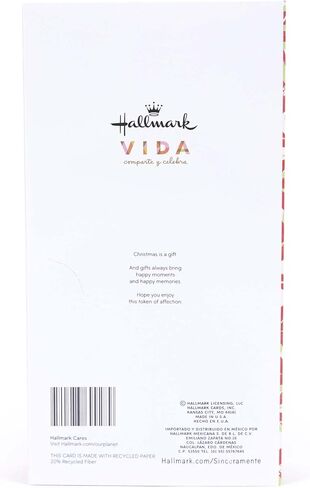 Hallmark Vida Pack of 6 Spanish Christmas Cards with Stickers, Tarjeta Navideñas Españolas (Felices Fiestas) in Kuwait