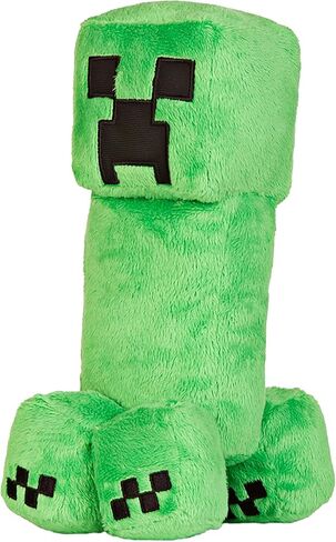 JINX Minecraft Creeper Plush Stuffed Toy, Green, 10.5" Tall in Saudi Arabia