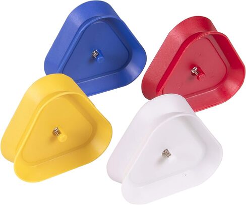 Silly Goose Games Triangle Shaped Hands-Free Poker Playing Card Rack Holder Set of 4 - Adults or Kids Game Fun in Kuwait