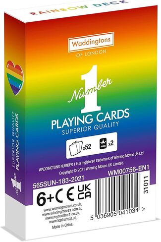 أوراق لعب Waddingtons No.1 Waddingtons Number 1 035521 Platinum Waddingtons، مقاس واحد in Saudi Arabia