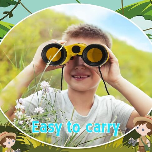 24 Pieces Toy Binoculars with Neck String Assorted Colors Novelty Binoculars Camping Birthday Party Supplies Nature Exploration Toys for Outdoors Indoors Sightseeing, Camping, Birdwatching Wildlife in Saudi Arabia