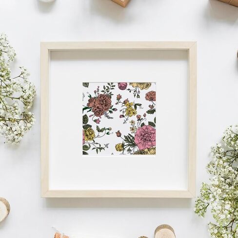 Hying Flowers Background Clear Stamps for Card Making, Floral Leaves Rubber Stamps Spring Plants Transparent Stamp Seal for Crafting DIY Scrapbooking Photo Album Decorations in Kuwait