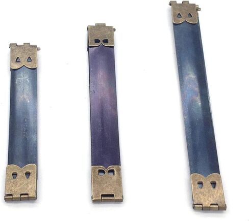 60Pcs Metal Internal Flex Frame Kiss Clasp Bulk for DIY Craft Purse Bag Wallet Sewing Making with Loops Lock Coin Handbag Hinges Spring Clip Hook (3SIZE) in Saudi Arabia