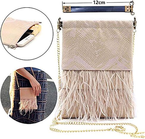 60Pcs Metal Internal Flex Frame Kiss Clasp Bulk for DIY Craft Purse Bag Wallet Sewing Making with Loops Lock Coin Handbag Hinges Spring Clip Hook (3SIZE) in Saudi Arabia