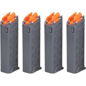 خرطوشة دارت زون برو-سيريز MK-2.1 نصف طول خرطوشة رمي السهام 4 عبوات لآلات الفوم اللعب، مشابك سريعة التحميل لسهام الخرطوشة نصف الطول in Kuwait