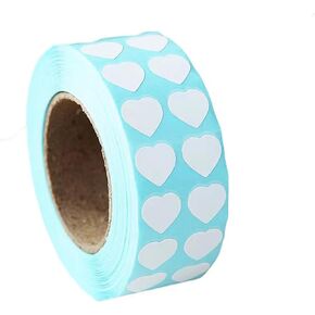 3000 Pieces Diamond Painting Storage Containers White Labels, Diamond Painting Bead Kits for Name Number, Self-Adhesiven Blank Writable Small Art Stickers for Office DIY (Heart) in Kuwait