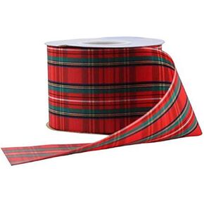 Berwick Offray Stewart Plaid Ribbon-7/8 Wide X 25 Yards-Red Ribbon, 1 Count (Pack of 1) in Saudi Arabia