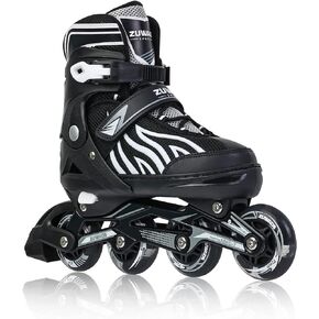 Zuwaos Boys Kids Adjustable Inline Skates, Girls Inline Skates for Kids, Beginner Roller Skates for Girls Men and Ladies Outdoor