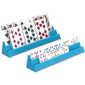GameTamer Playing Card Holder and Domino Rack for Hands Free Game Play and Board Game Organization (Card Tamers - Set of 2, Graphite) in Saudi Arabia