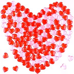 TUPARKA 210 قطعة من قلوب الأكريليك الحمراء من الأكريليك لتزيين الطاولة/حشو المزهرية/ديكور المنزل في عيد الحب أو يوم الزفاف in Kuwait