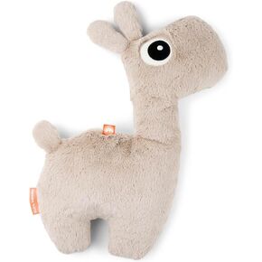 Done by Deer Cuddle Friend Croco Green - لعبة قطيفة ناعمة ومتينة للأطفال - مصنوعة من ألياف البوليستر المعاد تدويرها بنسبة 100% وخرز البولي بروبيلين - مثالية لوقت النوم ووقت اللعب
