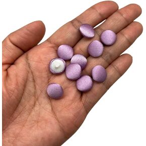 12.5MM 20Pcs Buttons Colorful Colors Satin Cloth Button Buttonhole Wedding Dress Back Handmade DIY Accessories,Black