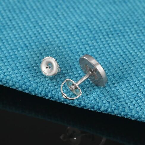 3 أزواج من ظهر الأقراط اللولبية، برغي من الفضة الإسترلينية عيار 925 من AKRUWELRY على ظهر الأقراط للأزرار، دعامات لولبية لا تسبب الحساسية للأقراط تناسب العمود الملولب 0.032 بوصة/0.8 مم in Kuwait