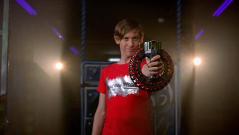 D-DART Twin-Tornado Blaster - Fully Automatic Motorized and Rapid Fire Blaster Toy - 56 Darts – Compatible with Most Darts on The Market - for Kids, Teens and Adults in Kuwait