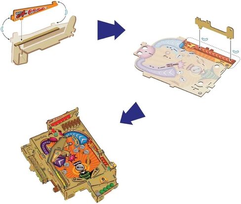 لعبة تعليمية على شكل كرة ذات طراز خشبي من أجل علم العلوم والتقنية والهندسة والهندسة والهندسة والرياضيات للأطفال من سن 8 سنوات فما فوق in Kuwait