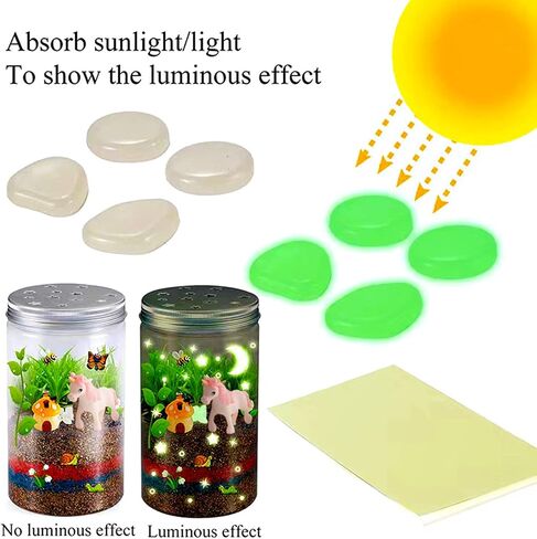 مجموعة EXBEPE Unicorn Terrarium للأطفال مجموعة العلوم الجذعية لنمو النباتات الفلورسنت لعبة اكتشاف البستنة التعليمية للأعمار من 4 5 6 7 8-12 هدايا عيد ميلاد للأولاد والبنات للأطفال... in Kuwait