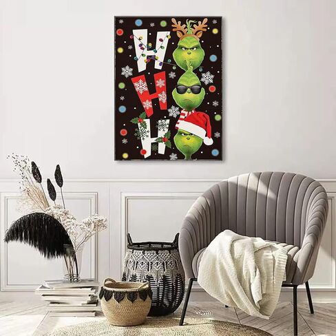 مجموعات الرسم الماسي لعيد الميلاد من SOTYIOO للبالغين. Gnomes Diamond Art الحفر الكامل جوهرة مستديرة الفن 5D الماس النقاط مناسبة ديكور جدران المنزل 12x16 بوصة in Kuwait