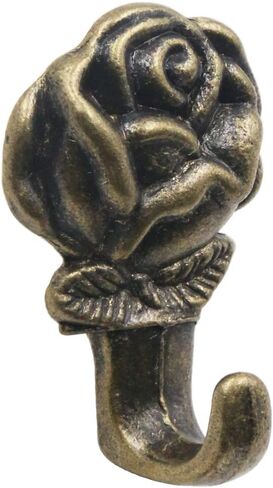 شماعات دبوس ضغط على شكل وردة 1.25 بوصة × 0.97 بوصة بني in Kuwait