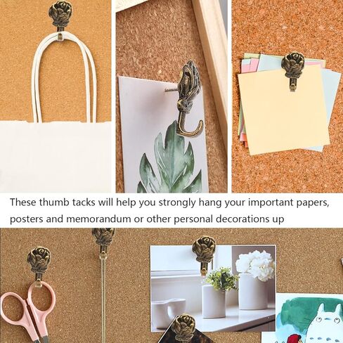 شماعات دبوس ضغط على شكل وردة 1.25 بوصة × 0.97 بوصة بني in Kuwait